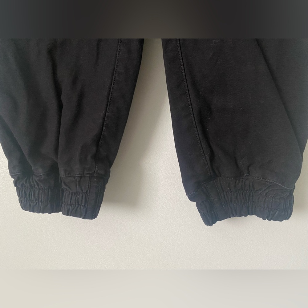 TNA Aritzia Black Drawstring Cotton Pants Size Small Neutral Capsule Casual - Picture 3 of 6
